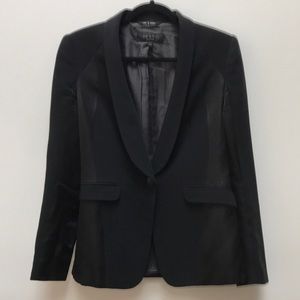 rag & bone black blazer, size 4